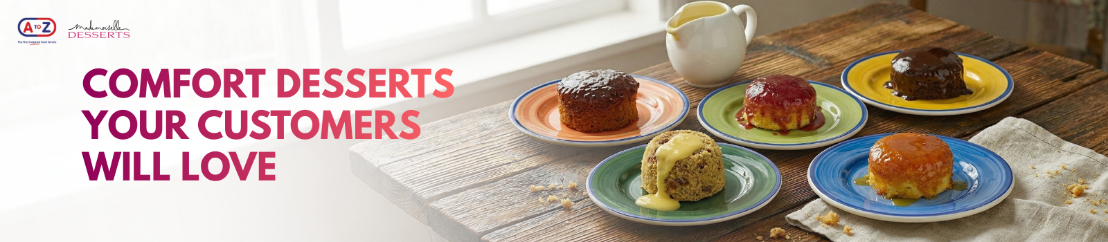 Sponge Puddings Banner