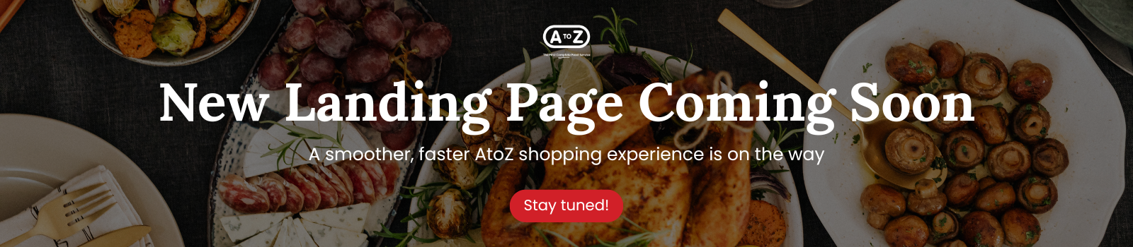 New Landing Page Banner