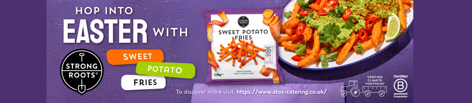 MCCAIN SWEET POTATO FRIES Banner