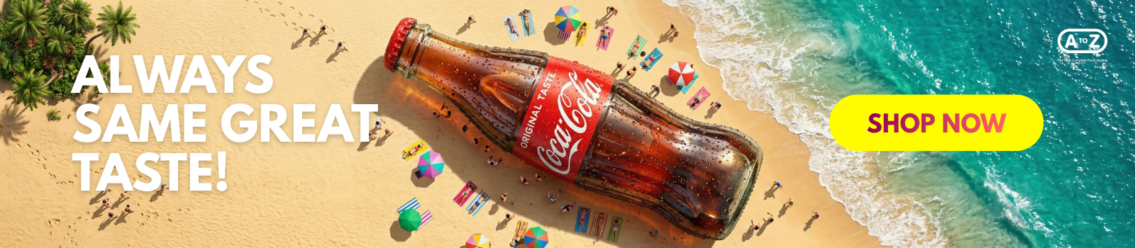 Coca Cola Glass banner