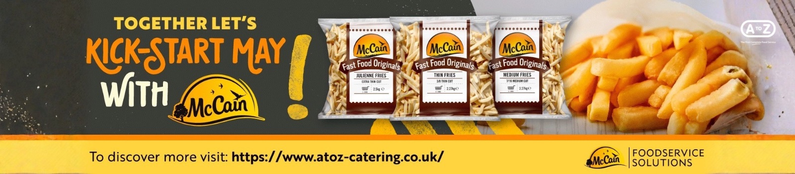 MCCAIN SWEET POTATO FRIES Banner