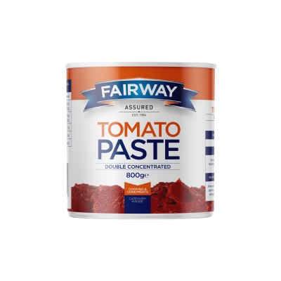 CHEF APPROVED TOMATO PASTE 28/30 12x800g