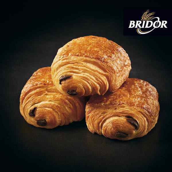 BRIDOR FROZEN READY TO BAKE FINE BUTTER EDT PAIN AU CHOCOLAT 80G BRIDOR ECLAT DU TERROIR 60x80gm  - 40675