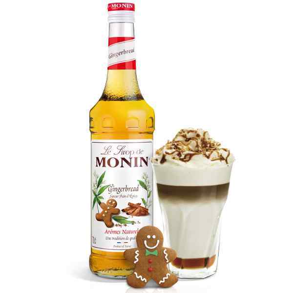 MONIN PREMIUM GINGERBREAD COFFEE SYRUP 1x70cl