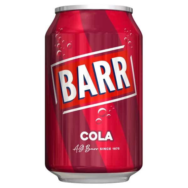 BARR COLA CANS 24x330ml