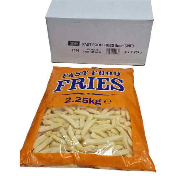 9 mm Frozen French Fries, Packaging Type: Plastic Bag