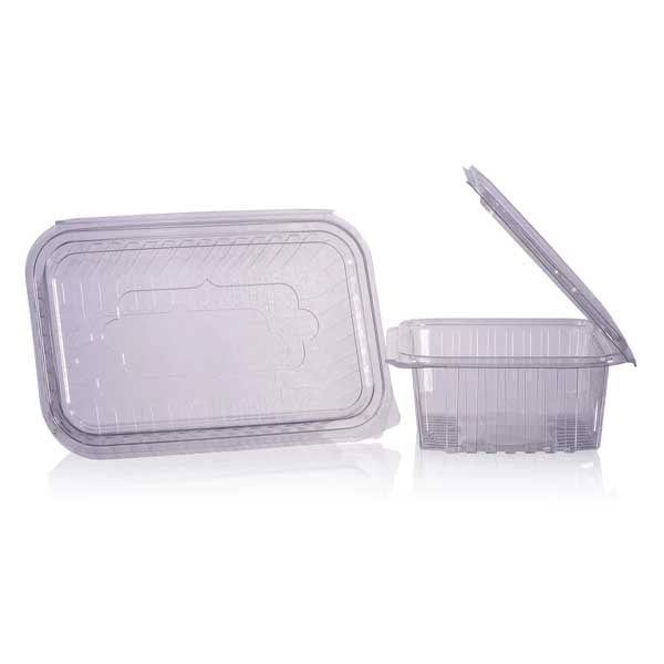 750MLSQUARE SALAD CONTAINER 1 x 400 DZYNA SQ-375S