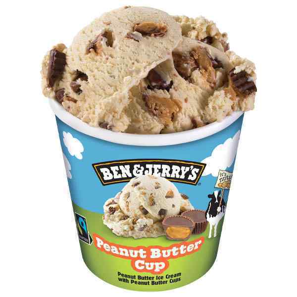 BEN & JERRY'S PEANUT BUTTER CUP  8x465ml