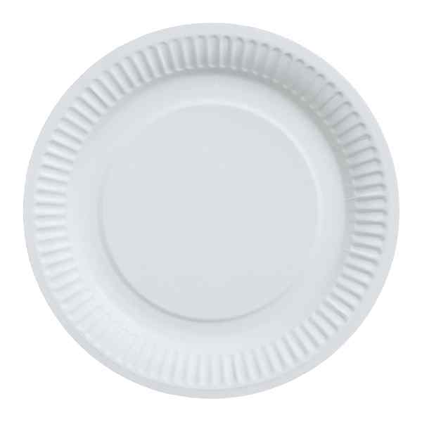 SUGARCANE 9" BAGASSE ROUND PLATES 4x125 BIODEGRADABLE -  91010