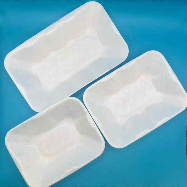 KP INFINITY LARG No3 CHIPPY TRAYS WHITE 1x400 1038427