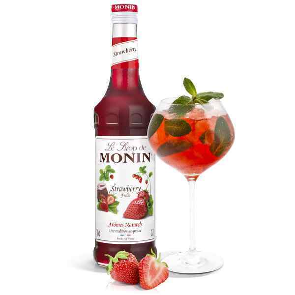 MONIN STRAWBERRY COFFEE SYRUP 1x70cl