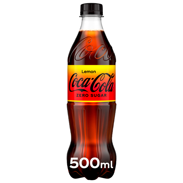 LEMON COKE ZERO BOTTLES PET ( GB )12x500ml