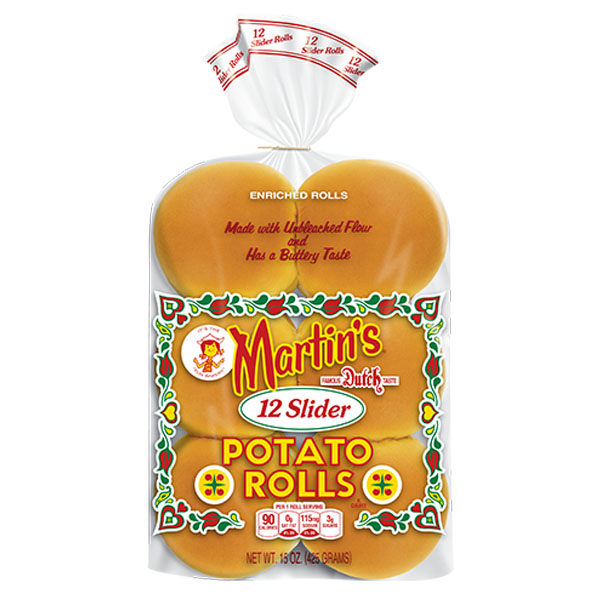 MARTIN'S FAMOUS 3" POTATO ROLLS 7x12