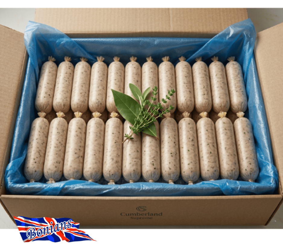 BONIANS FROZEN CUMBERLAND SAUSAGES 8's SUPREME 4.54 kg
