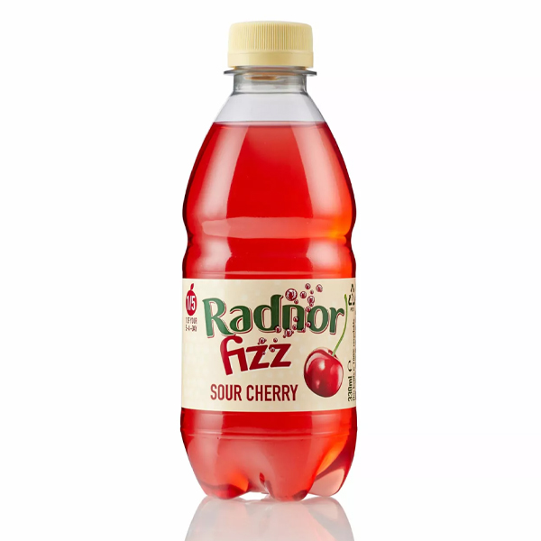 RADNOR FIZZ SOUR CHERRY BOTTLES 24x330ml