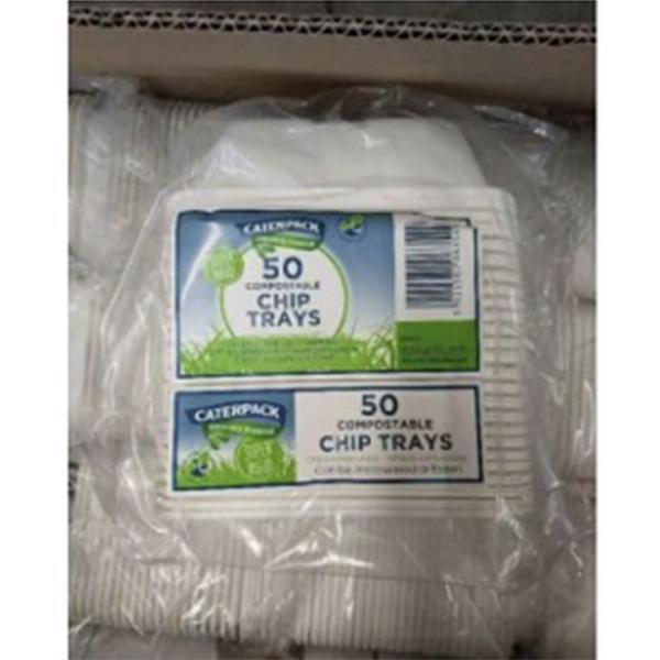 CATERPACK ENVIRO CHIPPY TRAYS 18x13cm 1x50 Biodegradable