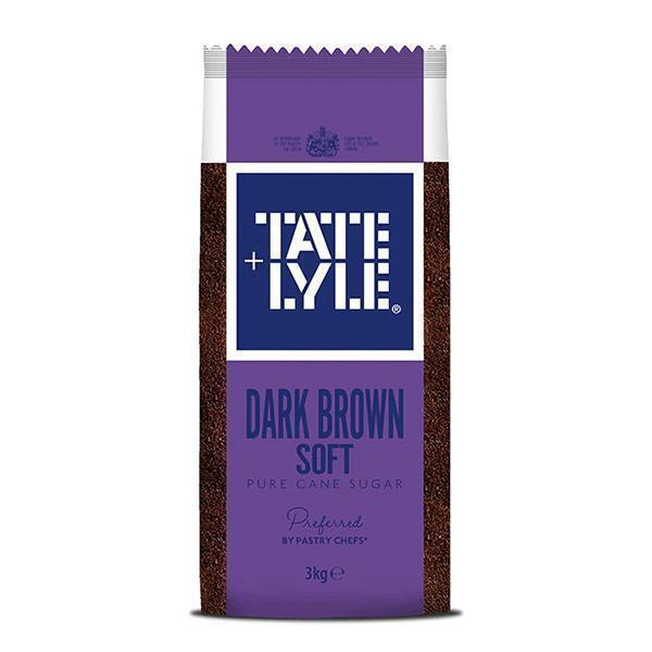 DARK SOFT BROWN SUGAR BAG TATE & LYLE 3kg