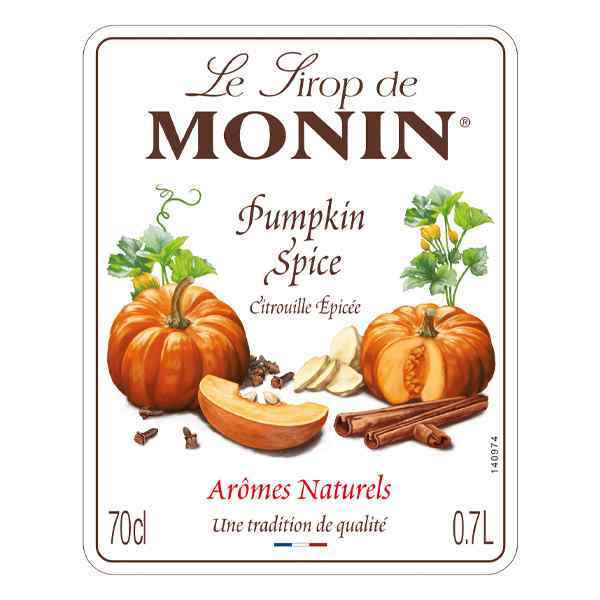 MONIN PREM. PUMPKIN SPICE COFFEE SYRUP 1x70cl