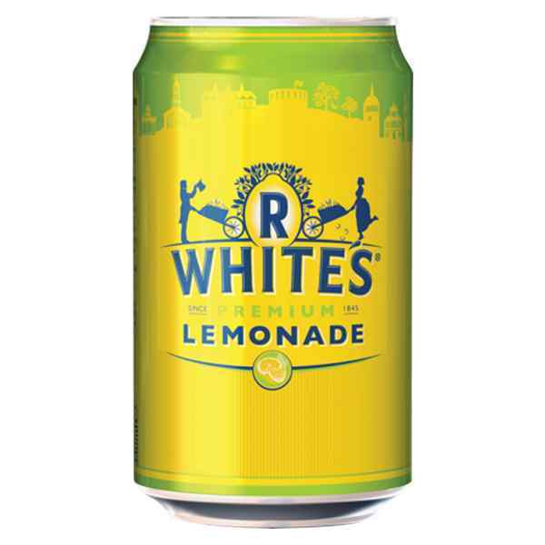 R WHITES LEMONADE CANS 24x330ml