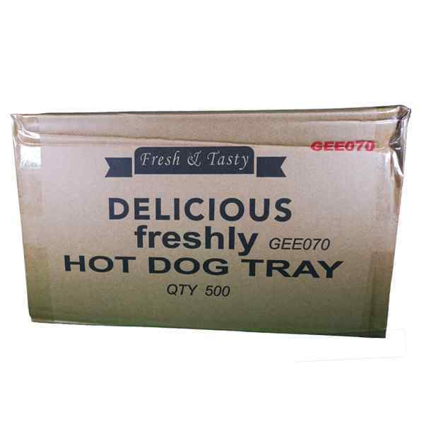 DELICIOUS FRESHLY HOT DOG TRAYS 1x500's