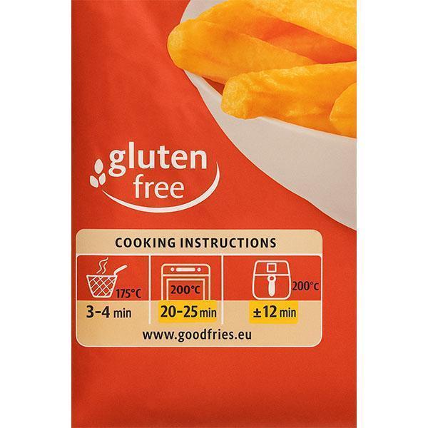 10/10 mm PRIMPOM FRIES HALAL CHIPS 4x2.5kg