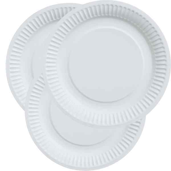 SUGARCANE 9" BAGASSE ROUND PLATES 4x125 BIODEGRADABLE -  91010