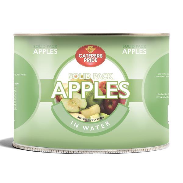 CATERERS PRIDE SOLID PACK APPLES  1x2.6kg