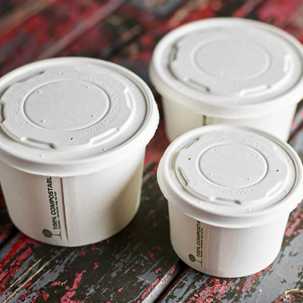 BIODEGRADABLE 10/16OZ HOT CUP FLAT LIDS PRODUCT CODE: 49004  (90mm DIA) 20X50