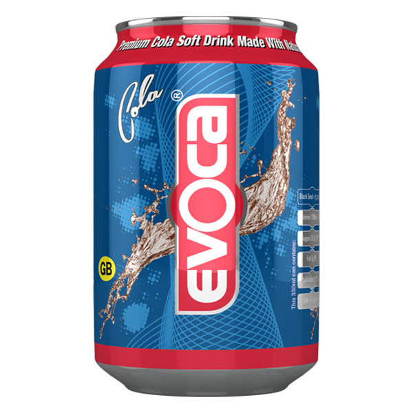 EVOCA COLA CANS GB 24x330ml