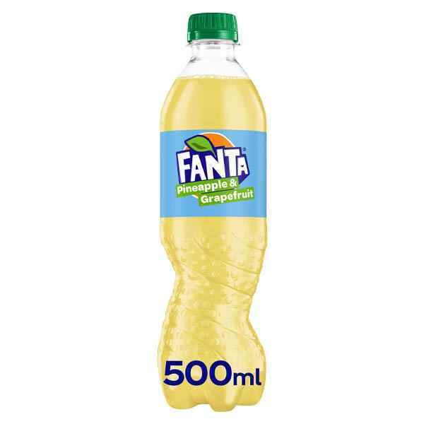 FANTA PINEAPPLE & GRAPEFRUIT BOTTLES 12x500ml