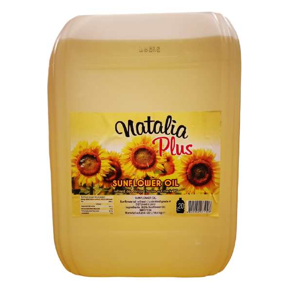 NATALIA PLUS SUNFLOWER OIL 20 LT