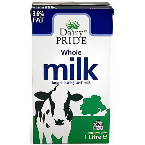 SINGLE LAKELAND UHT WHOLE MILK 1lt LONG LIFE