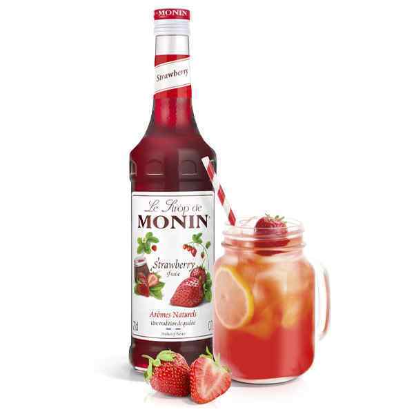 MONIN STRAWBERRY COFFEE SYRUP 1x70cl