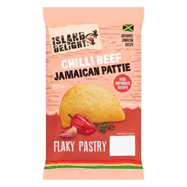 JAMAICAN HALAL CHILLI  BEEF PATTIE  24x140g