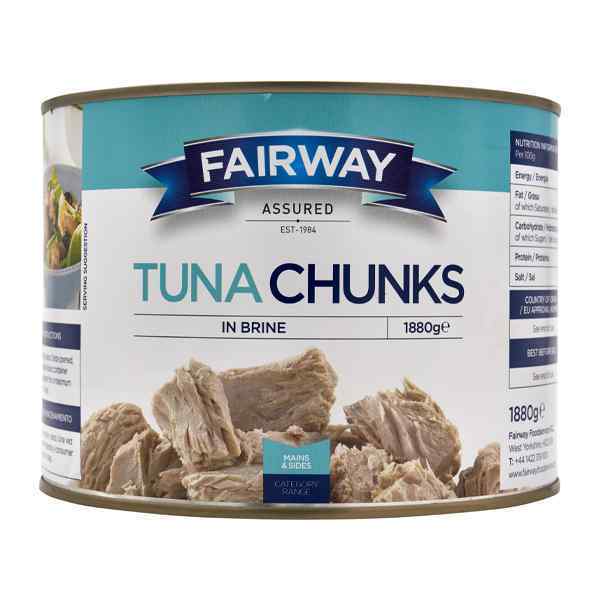 FAIRWAY TUNA CHUNKS IN BRINE 1.70KG