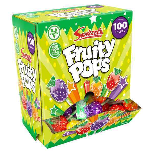 FRUITY POPS L LOLLYPOPS  100x8g