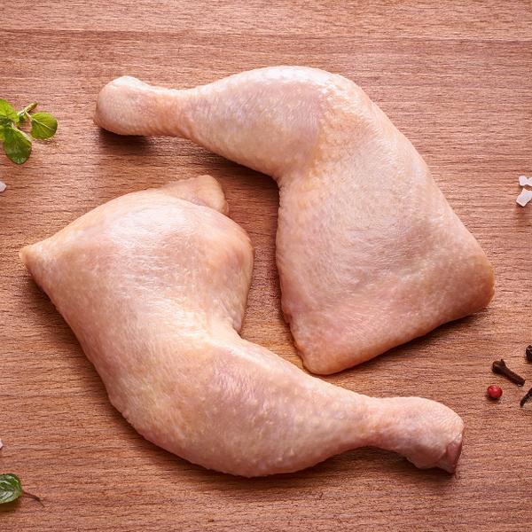 YNAP ULAR FROZEN IQF HALAL LEG QUARTERS 10kg 160/440gm CHICKEN