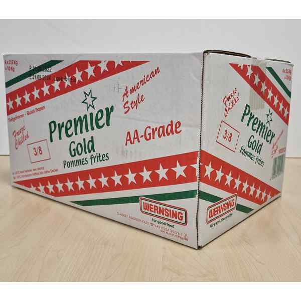 PREMIER GOLD CHIPS 'AA' GRADE 3/8 4x2.5kg