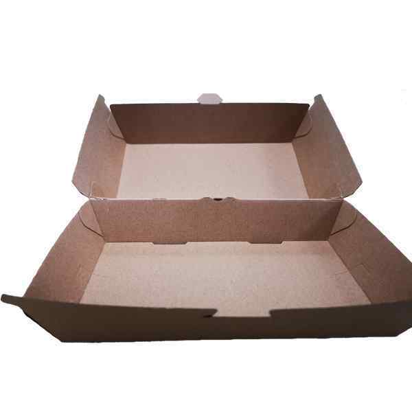 BROWN KRAFT HB10 BURGER & CHIPS BOX 1 x 200 L 193mm  x D 110mm x H 80mm