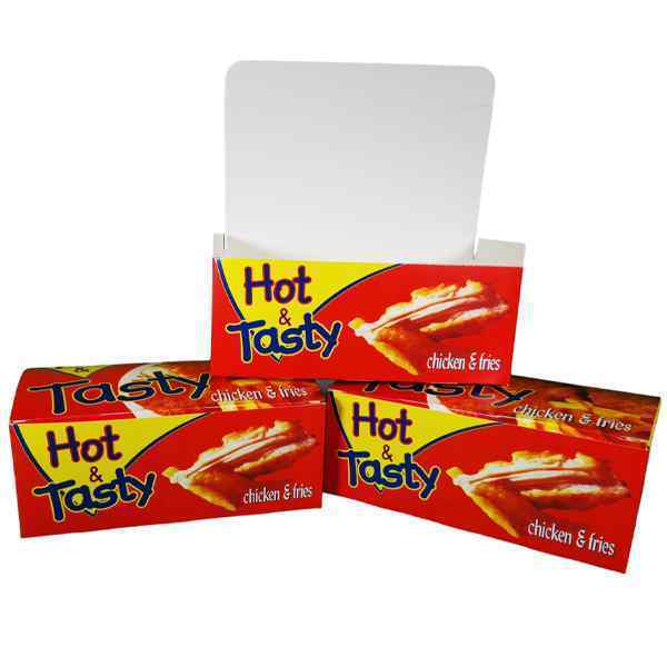 FC0 HOT & TASTY CHICKEN BOX  1 x 400 139 x 79 x 55 (WxDxH) HOT & CRISPY