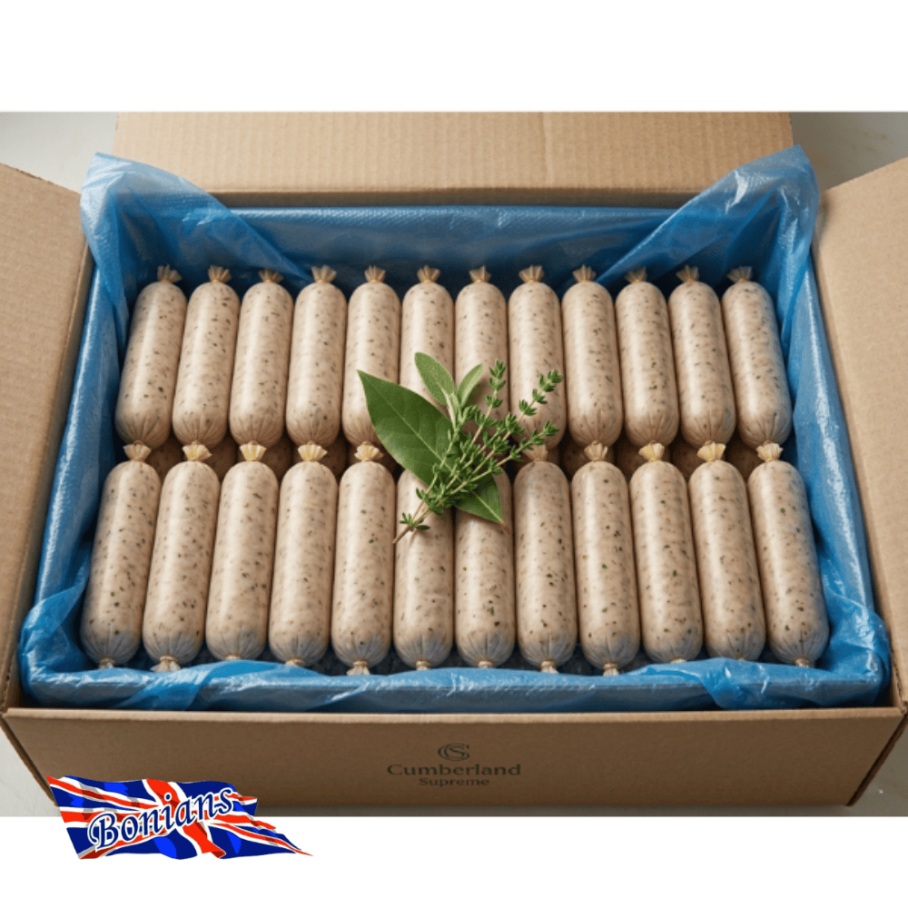 BONIANS FROZEN CUMBERLAND SAUSAGES 6's SUPREME 4.54 kg