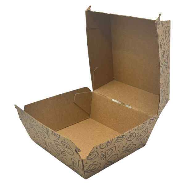 TA7 DELICIOUS FAST FOOD TAKE AWAY BOXES 1x200 D 90mm  x L100mm x H 80mm