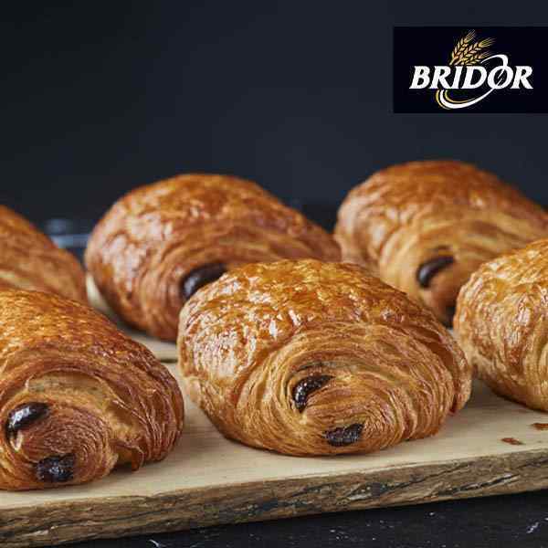 BRIDOR FROZEN READY TO BAKE FINE BUTTER EDT PAIN AU CHOCOLAT 80G BRIDOR ECLAT DU TERROIR 60x80gm  - 40675