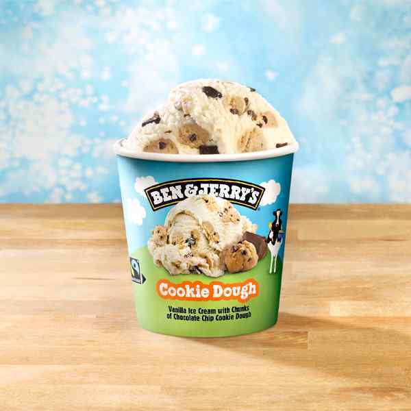 BEN & JERRY'S COOKIE DOUGH ICE CREAM  8x465ml