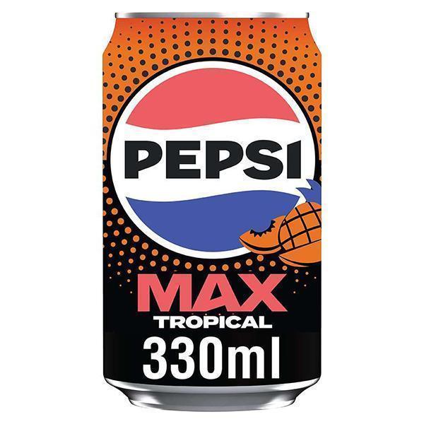 PEPSI MAX TROPICAL CANS (GB)  24x330ml