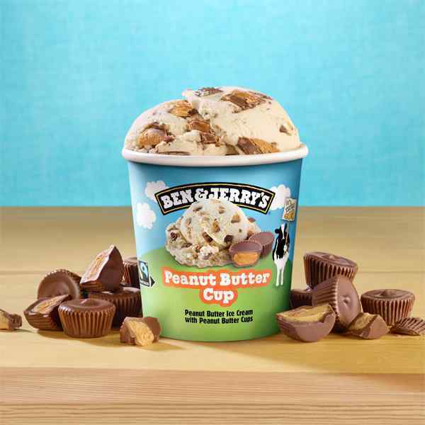 BEN & JERRY'S PEANUT BUTTER CUP  8x465ml