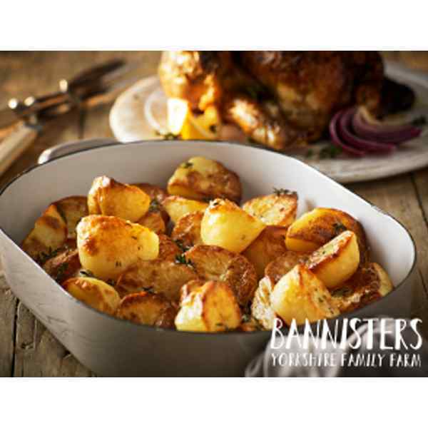 BANNISTER TRADITIONAL ROAST POTATOES 4x2.27kg PRODUCT CODE : RB095
