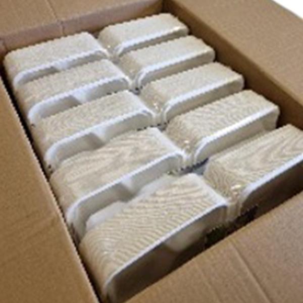 CATERPACK ENIRO 3 COMPARTMENT BOX 8x8" 1x50