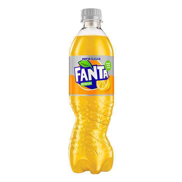 ZERO SUGAR FANTA ORANGE BOTTLES 12X500ml