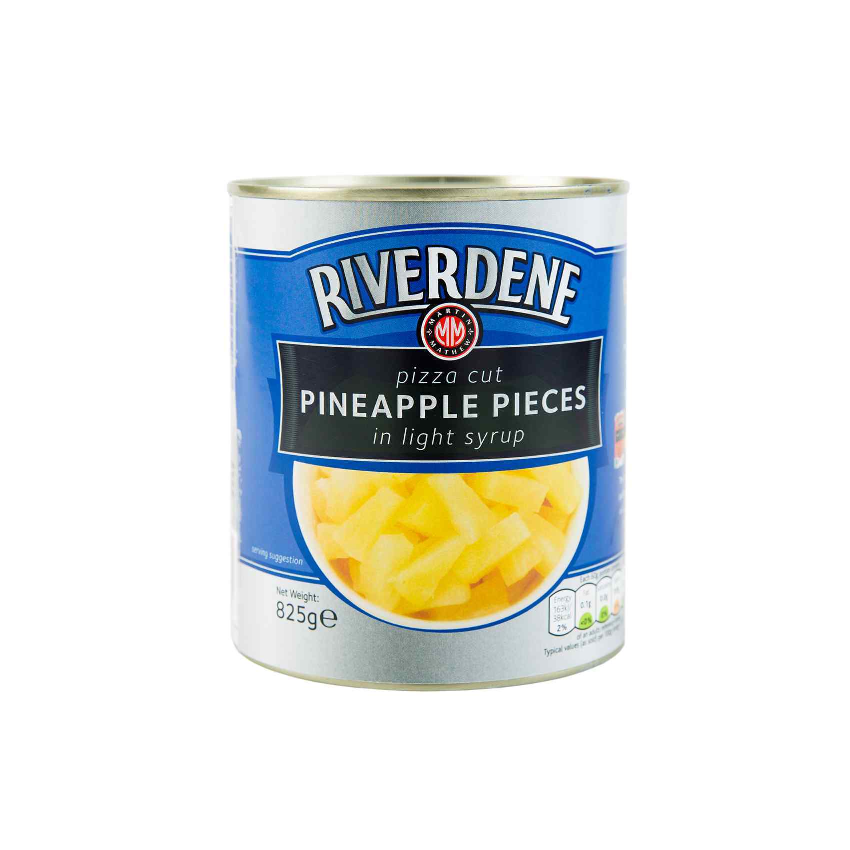 PRIMA PIZZA CUT PINEAPPLE PIECES LS 12x825g